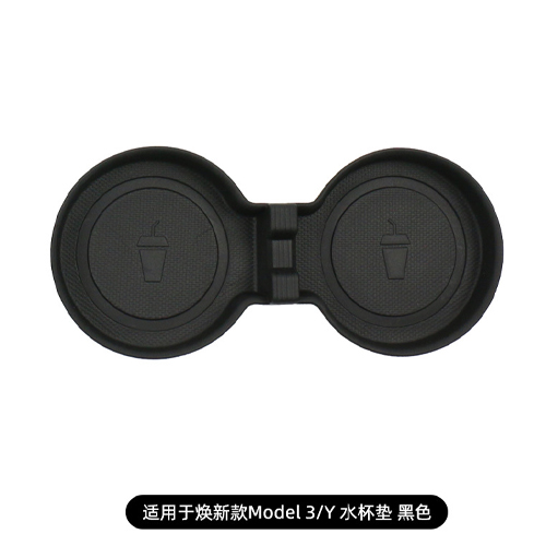 Suitable for Tesla's updated Model 3 central control cup pad, anti slip storage artifact, door slot pad, interior modification