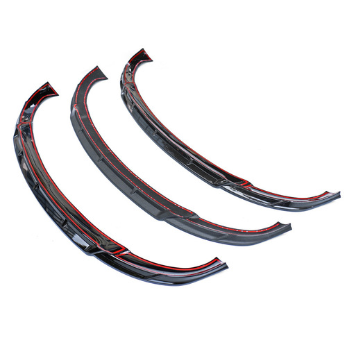 Suitable for Tesla Model Y modification front shovel size surround front lip tail carbon fiber decorative accessories