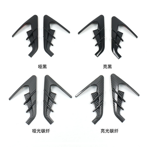 Suitable for Tesla Model 3/Y refreshed version leaf panel camera protective cover side label accessories modification