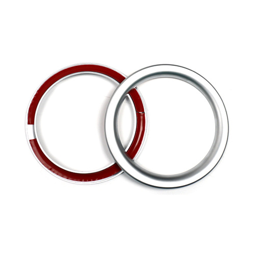 Suitable for 21 Tesla Model Y car door horn rings, audio frames, decorative car stickers, automotive accessories
