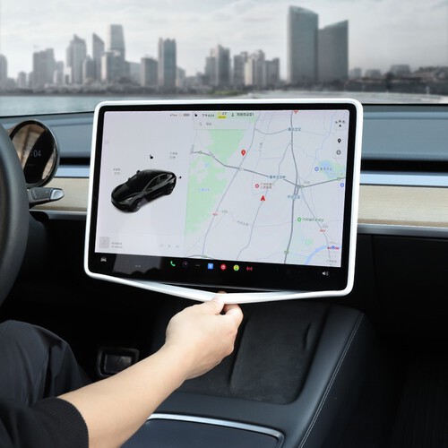 Suitable for wholesale of Tesla screen protectors model 3/y, central control screen protectors, anti-collision interior accessories