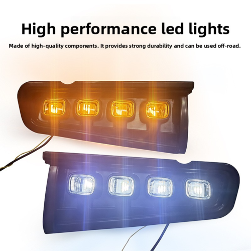 Suitable for Ford Bronco original dual color daytime running lights, bumper fog lights, modified decorative parts